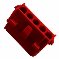 480764-2 CONN U-MNL CAP 5POS 94V-2 RED