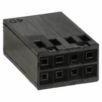 87456-3 CONN HOUSING 8POS .100 DUAL