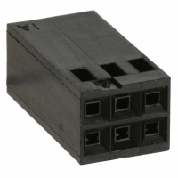 87456-2 CONN HOUSING 6POS .100 DUAL ROW