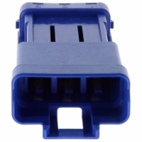 WPJT-03V-3-E CONN HOUSING TAB 3POS BLU 5MM