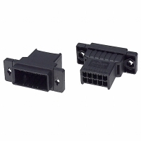 178803-5 CONN HOUSING TAB 10POS DUAL PANL