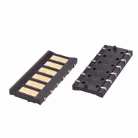 70ADJ-6-FL1 CONN MOD 6POS FEMALE SMD LOC PIN