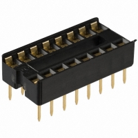 A16-LCG-T-R IC SOCKET STRAIGHT 16POS GOLD