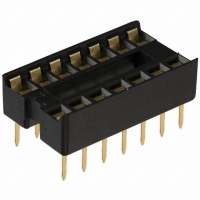 A14-LCG-T-R IC SOCKET STRAIGHT 14POS GOLD