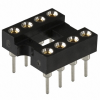 AR08-HZL/01-TT-R IC SOCKET .300 8 DIP GOLD