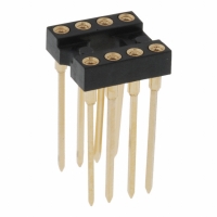 123-13-308-41-001000 W/W IC SOCKET 8 PIN .300 GOLD