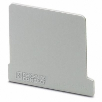 0260028 TERM BLOCK END COVER GRAY