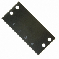 MS-4-142 BARRIER BLK MARKER STRIP 4POS