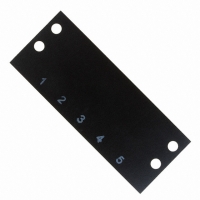 MS-5-142 BARRIER BLK MARKER STRIP 5POS