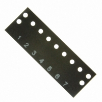 MS-7-140-Y BARRIER BLOCK MARKER STRIP 7POS