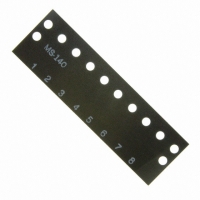 MS-8-140-Y BARRIER BLOCK MARKER STRIP 8POS