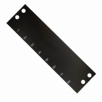 MS-8-142 BARRIER BLK MARKER STRIP 8POS