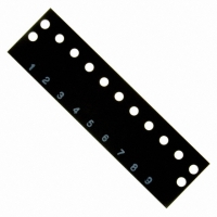 MS-9-140-Y BARRIER BLOCK MARKER STRIP 9POS