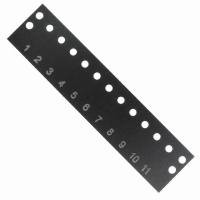 MS-11-140-Y BARRIER BLOCK MARKER STRIP 11POS