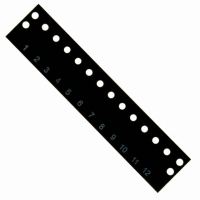 MS-12-140-Y BARRIER BLOCK MARKER STRIP 12POS