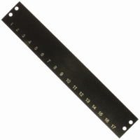 MS-17-141 BARRIER BLK MARKER STRIP 17POS