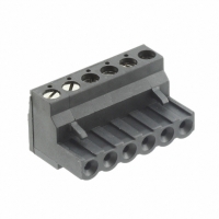 796635-6 TERM BLOCK PLUG 6POS R/A .200