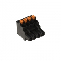 1000050001 CONN TERM BLOCK 5.08MM 4POS BLK