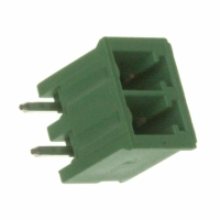 284513-2 TERM BLOCK HEADR 2POS R/A 3.81MM