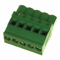 284040-5 TERM BLOCK PLUG 5POS VERT 5MM