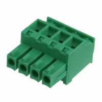 20020008-D041B01LF TERM BLOCK PLUG 4POS 3.81MM