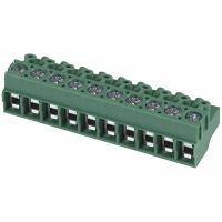 1934942 TERM BLOCK PCB 10POS 5.0MM GREEN