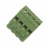 284041-4 TERM BLOCK PLUG 4POS VERT 5.08MM