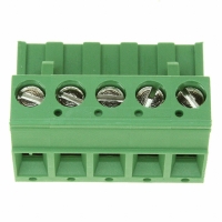 796634-5 TERM BLOCK PLUG 5POS 5.08MM