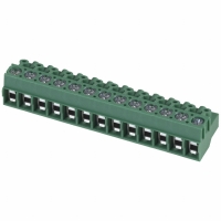 1934984 TERM BLOCK PCB 14POS 5.0MM GREEN