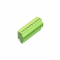 1799070000 TERM BLK SOCKET 10POS 3.81MM GRN