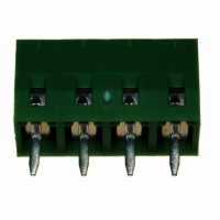 1727036 TERM BLOCK 4POS 3.81MM PCB GRN