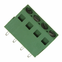 282847-4 TERM BLOCK 4POS 35DEG 5.08MM