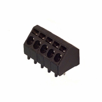 1734250000 TERM BLOCK PCB 5POS 5.08MM BLACK