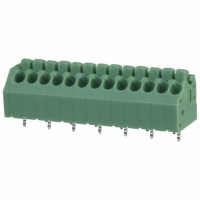 1985302 TERM BLOCK PCB 13POS 3.5MM GREEN