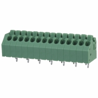 1985315 TERM BLOCK PCB 14POS 3.5MM GREEN