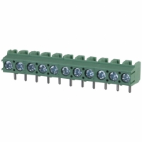 1935404 TERM BLOCK PCB 11POS 5.0MM GREEN