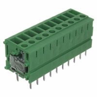 1700053 TERM BLOCK 5MM VERT/PCB GREEN