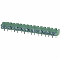 1935459 TERM BLOCK PCB 16POS 5.0MM GREEN