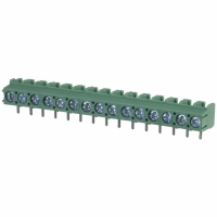 1935446 TERM BLOCK PCB 15POS 5.0MM GREEN