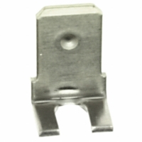 41398 CONN TAB FASTON .250 BRASS