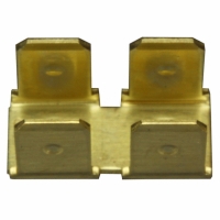 41291 CONN TAB FASTON .250 BRASS