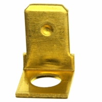 42214-1 CONN TAB FASTON .250 BRASS