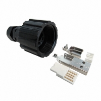 17-200151 CONN PLUG STR RELIEF USB IP67