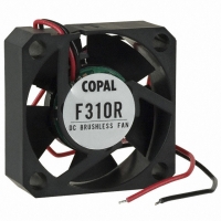 F310R-12LB FAN 12VDC 30X10MM .48W 3.18CFM