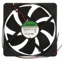 EEC0252B3-0000-A99 FAN BRUSHLESS 120X120X25MM 24VDC