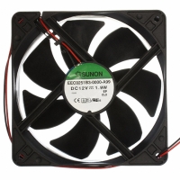 EEC0251B3-0000-A99 FAN BRUSHLESS 120X120X25MM 12VDC