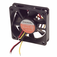 KD1206PHB1 H.M FAN 12VDC 60X15MM 1.8W 21CFM