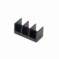 7-342-1PP-BA HEATSINK TRIPLE BLACK TO-220