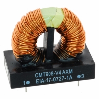 CMT908-V4 INDUCTOR 16MH COMMON MODE VERT