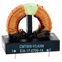 CMT908-V3 INDUCTOR 8MH COMMON MODE VERT